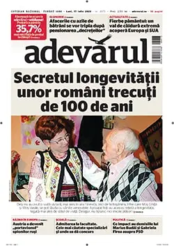 anunt ziar Adevarul pret